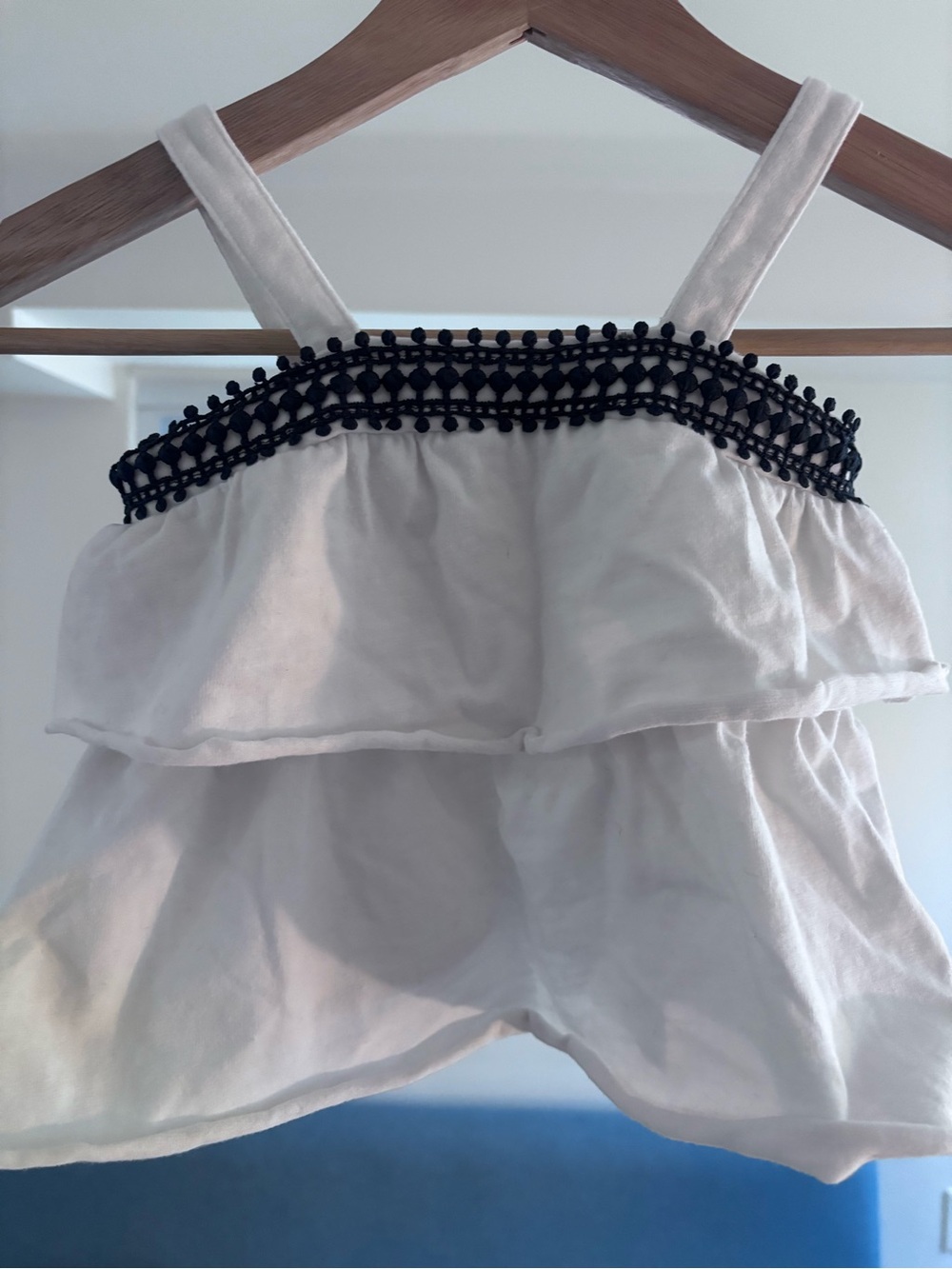 Tommy Bahama White Camisole with Black Trim